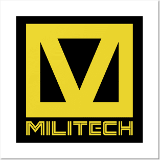 Cyberpunk Militech Logo Posters and Art